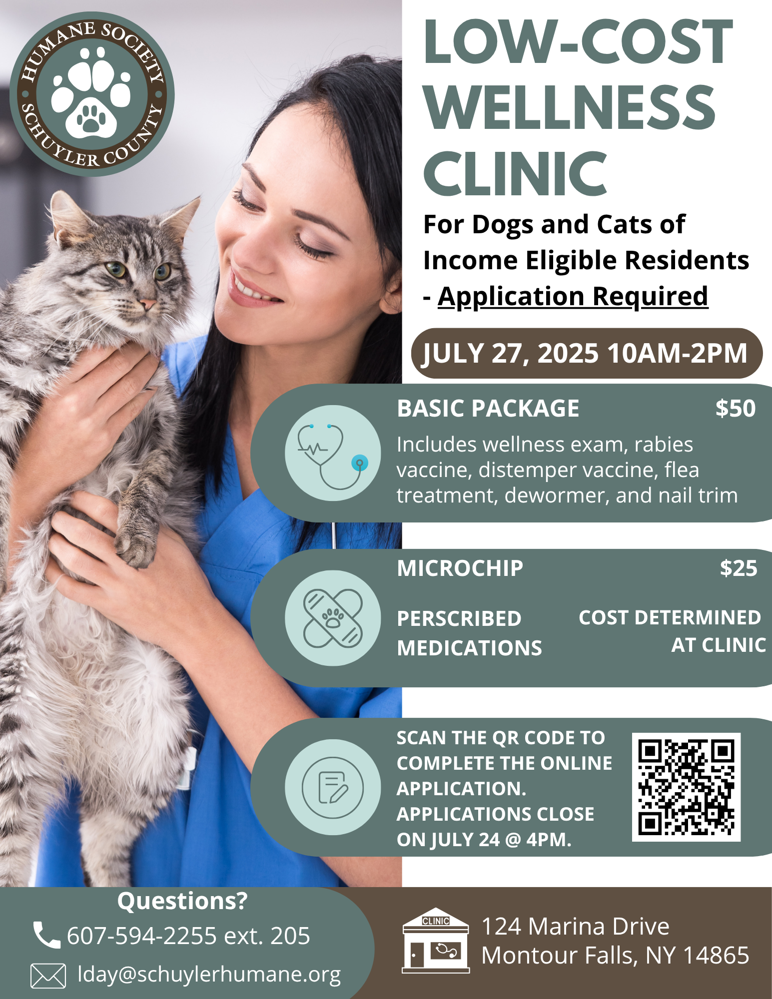 Poster image describing wellness clinic